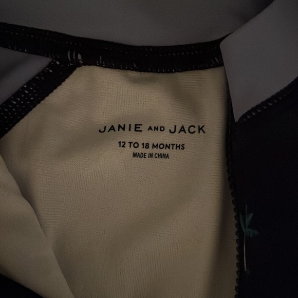 Janie and Jack rash guard swimsuit - Picture 2 of 2
